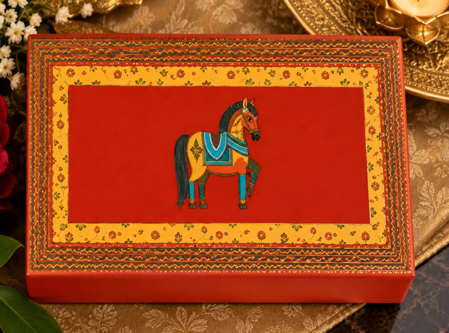 Horse Print Box