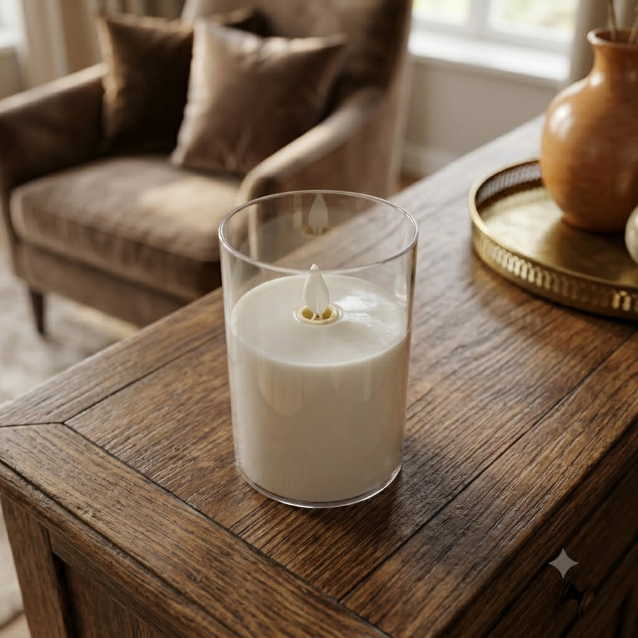 LED Swing Candle 12cm (long)