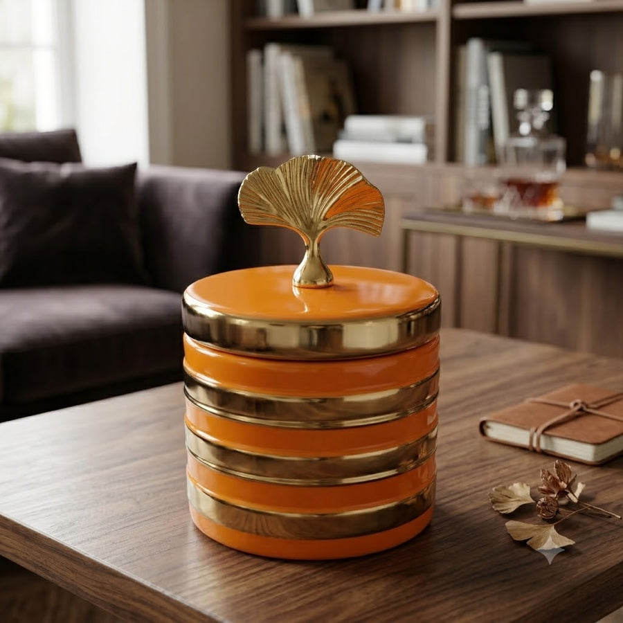 Small Seal Pot (orange)