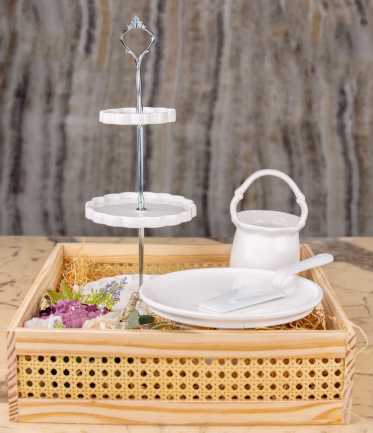 Three-Tier Tea Party Basket