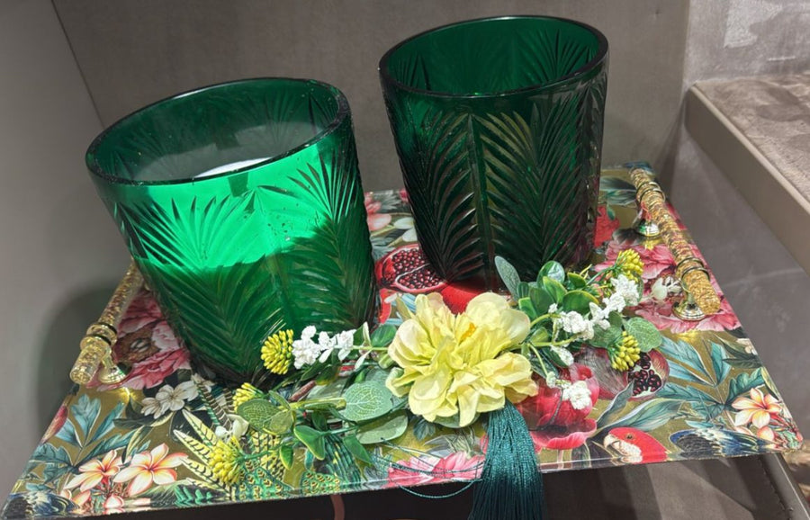 Emerald Jar Duo Platter