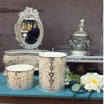 Jali Candle Sindoor Platter
