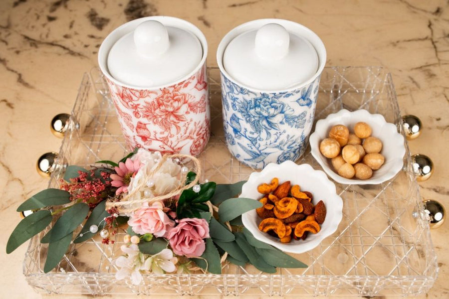 Ceramic Jar Pair Tray