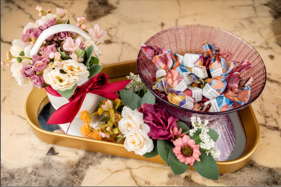 Velvet Ribbon Pot Platter