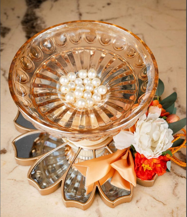 Blossom Stand Mirror Platter
