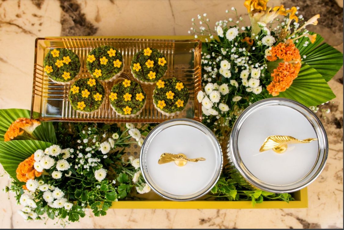 Twin Crystal Bowl Basket
