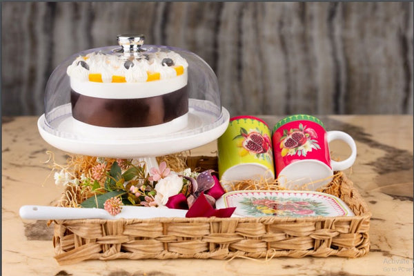 Cake Dome Tea Basket