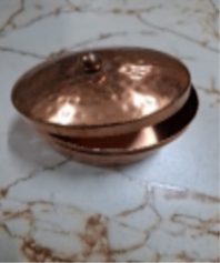 Copper Metal Jar Small