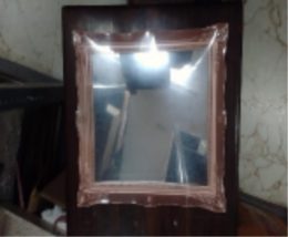 Copper Square Mirror Tray